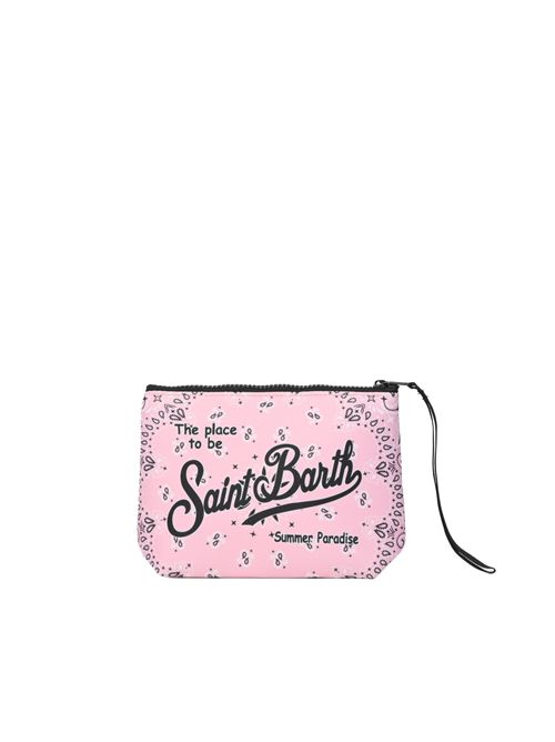 Pochette Aline in scuba con fantasia bandana Rosa Mc2 Saint Barth | ALIN00102639L